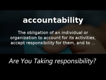 Taking responsibility and holding yourself accountable – Champs Corner